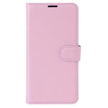 Sony Xperia XA1 Ultra Textured Wallet Case - Pink