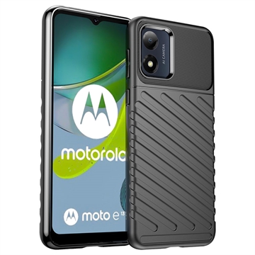 Thunder Series Motorola Moto E13 TPU Case - Black
