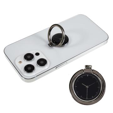 Wristwatch Design Ring Holder with Stand Function - Black