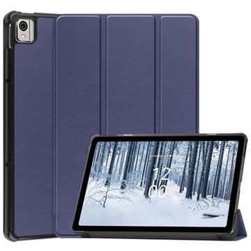 Tri-Fold Series Nokia T21 Smart Folio Case - Blue