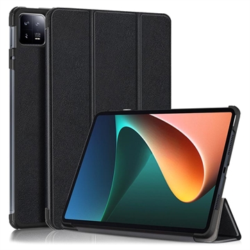 Tri-Fold Series Xiaomi Pad 6/Pad 6 Pro Smart Folio Case - Black
