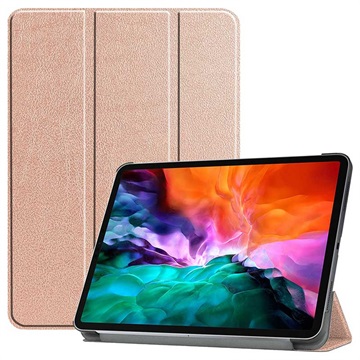 Tri-Fold Series iPad Pro 12.9 2021/2022 Smart Folio Case - Rose Gold