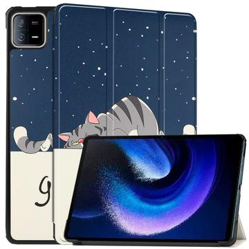 Xiaomi Pad 6/Pad 6 Pro Tri-Fold Series Smart Folio Case - Cat