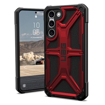 UAG Monarch Samsung Galaxy S23+ 5G Hybrid Case - Crimson / Black