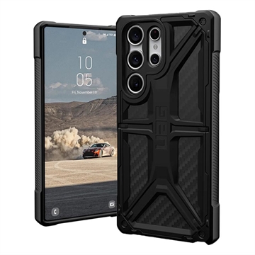 UAG Monarch Samsung Galaxy S23 Ultra 5G Hybrid Case - Carbon Fiber