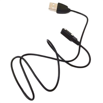 USB Magnetic Charging Cable for Smartwatch K12 - 0.6m - Black