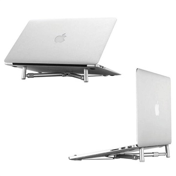 Universal Aluminum Extendable Laptop Stand - 12-17 - Silver