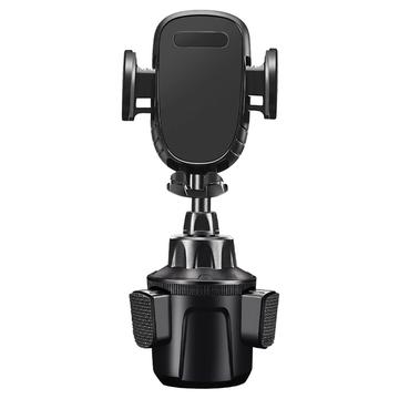 Universal Mobile Holder for Car Cup Holder - 4.7-6.8 - Black