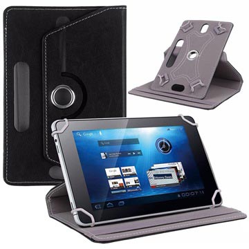 Universal Rotary Folio Case for Tablets - 7.9-8.4 - Black