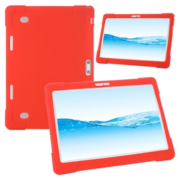 Universal Shockproof Silicone Case for Tablets - 10 (Open Box - Excellent) - Red