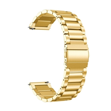 Universal Smartwatch Stainless Steel Strap - 22mm - Gold
