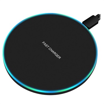 Universal Ultra-Thin Fast Qi Wireless Charging Pad GY-68 - 10W - Black