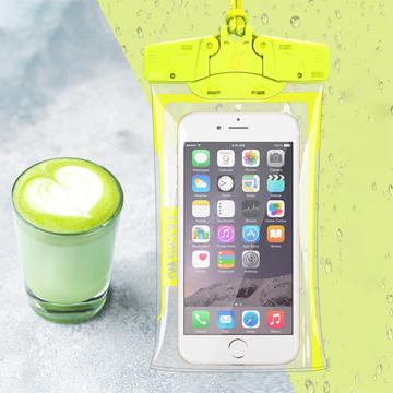 Universal Waterproof Case w. Touch Support - 6.3 - Fluorescent Green