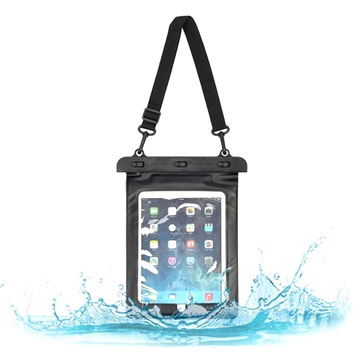 Universal Waterproof Tablet Case - 10 - Black / Transparent