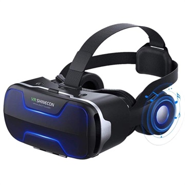 Shinecon G02ED Anti-Blue Ray VR Headset with ANC - 4.7-6 - Black