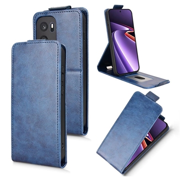 OnePlus Ace 6 Ultra Vertical Flip Case with Stand - Dark Blue