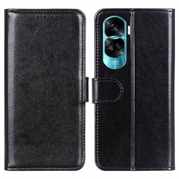 Honor 90 Lite/X50i Wallet Case with Magnetic Closure - Black
