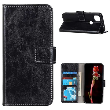 Motorola Moto G9 Power Wallet Case with Magnetic Closure - Black