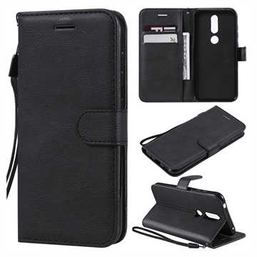 Nokia 4.2 Wallet Case with Magnetic Closure - Black