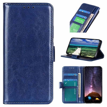 Huawei Mate 60 Pro Wallet Case with Stand Feature - Blue