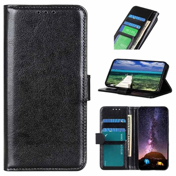 Huawei Nova Y91/Enjoy 60X Wallet Case with Stand Feature - Black