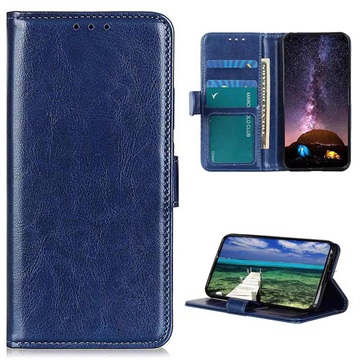 Motorola Moto G (2022) Wallet Case with Magnetic Closure - Blue