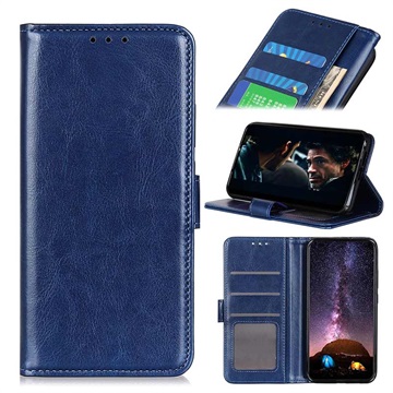 Xiaomi Redmi 9A Wallet Case with Magnetic Closure - Blue