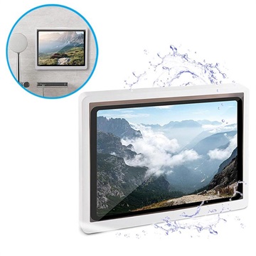 Waterproof Case / Wall Mount Holder for Tablet - 11 - White