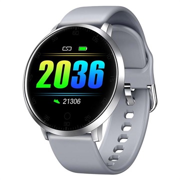 Waterproof Smartwatch with Heart Rate K12 - Grey