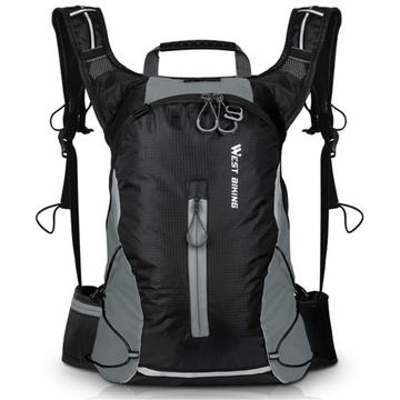 West Biking Sports Cycling Backpack - 16L - Grey / Black