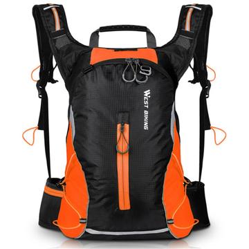 West Biking Sports Cycling Backpack - 16L - Orange / Black