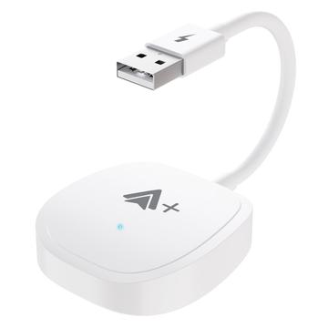 Wireless Android Auto Adapter with Video Streaming 020-7++ - White