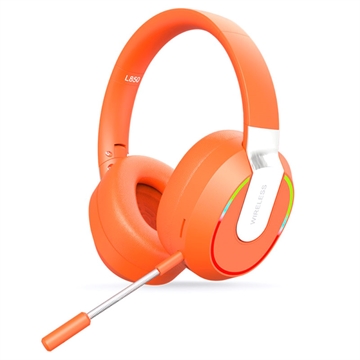 Wireless Gaming Headset L850 with RGB Light - Orange