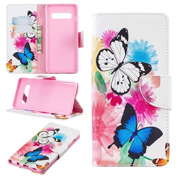 Wonder Series Samsung Galaxy S10+ Wallet Case - Butterflies