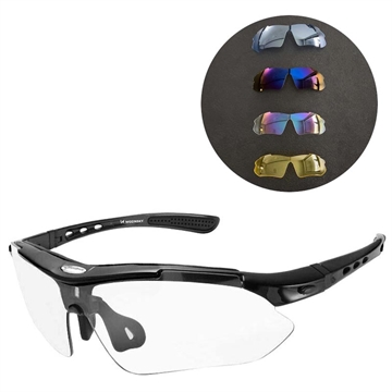 Wozinsky WSG-B01 Polarized Sunglasses with Lenses Set - Black