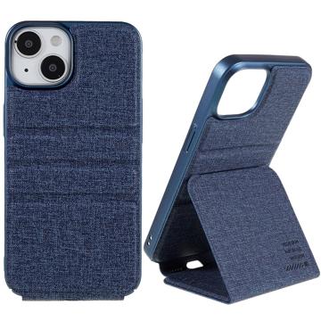 X-Level Journey iPhone 14 Plus Vertical Flip Case - Blue
