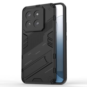 Xiaomi 14 Pro Armor Hybrid Case with Stand - Black