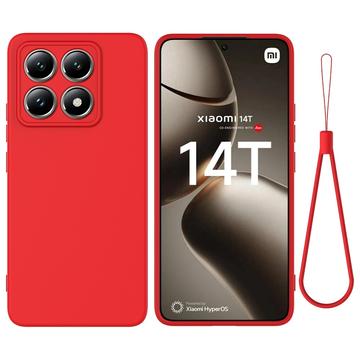 Xiaomi 14T Liquid Silicone Case - Red