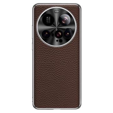 Xiaomi 15 Ultra Leather Coated TPU Case - Brown