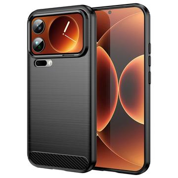 Xiaomi 17 Pro Max Brushed TPU Case - Black
