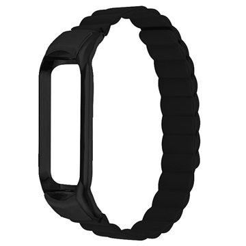 Xiaomi Mi Band 5/6 Magnetic Silicone Sports Strap - Black