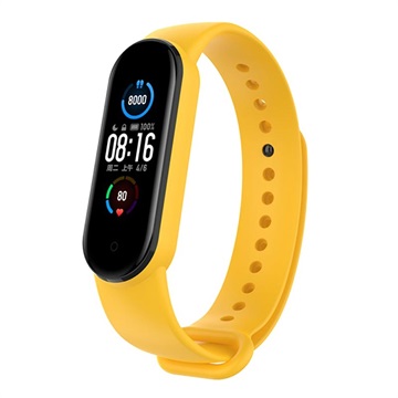 Xiaomi Mi Band 5 Replacement Silicone Strap - Yellow