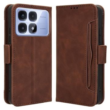 Xiaomi Redmi K70 Ultra Cardholder Series Wallet Case - Brown