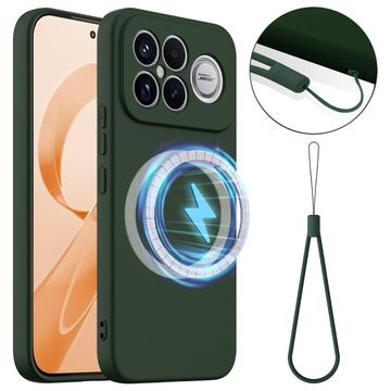 Xiaomi Redmi K90 Pro Max/Poco X8 Ultra Liquid Silicone Case - MagSafe Compatible - Dark Green