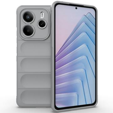 Xiaomi Redmi Note 14 5G Rugged TPU Case - Light Grey