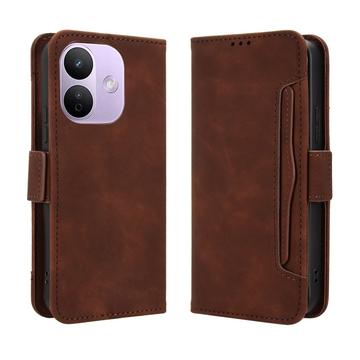 Xiaomi Redmi Note 17 Pro Cardholder Wallet Case - Brown