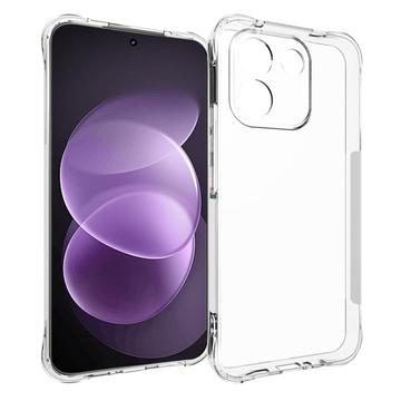 Xiaomi Redmi Note 17 Pro Max Shockproof Silicone Case - Transparent