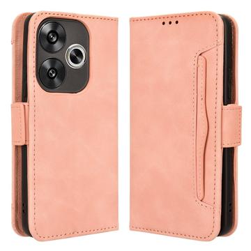 Xiaomi Redmi Turbo 3 Cardholder Series Wallet Case - Pink