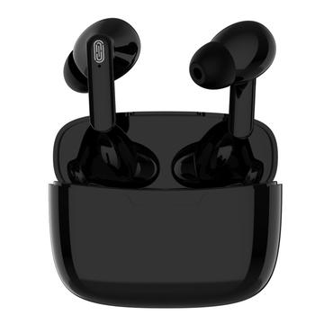 Y113 TWS Bluetooth 5.0 Wireless Stereo Headset Waterproof Fingerprint Touch Calling Music Sport Earphones - Black