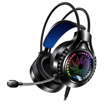 Yindaio Q7 Gaming Headphones with RGB Light - USB/3.5mm combo - Black